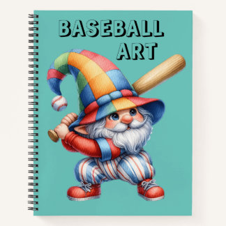 Carnet Croquis de baseball pour enfants
