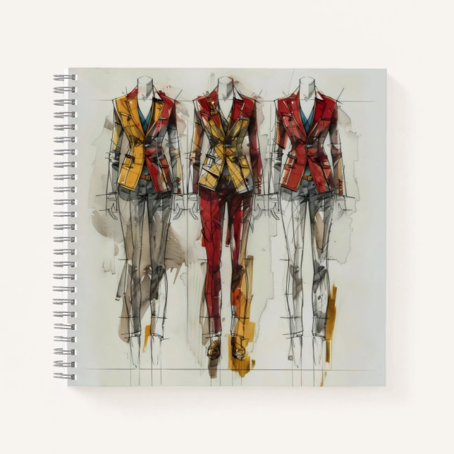 Carnet Croquis de concept de costume féminin (Devant)