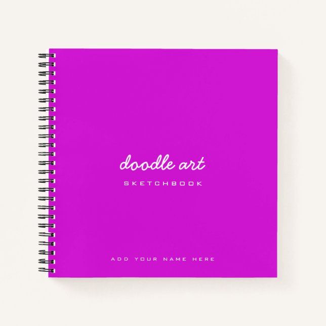 Carnet croquis de doodart (Devant)