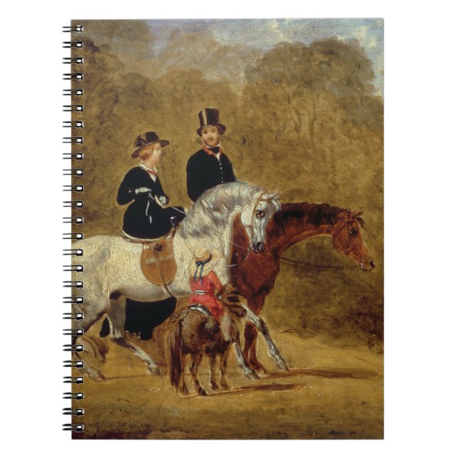 Carnet Croquis de la Reine Victoria, prince époux et HRH (Devant)