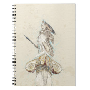 Carnet Croquis de la statue d'Athéna