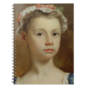 Carnet Croquis d'une jeune fille, c.1730-40 (huile sur to