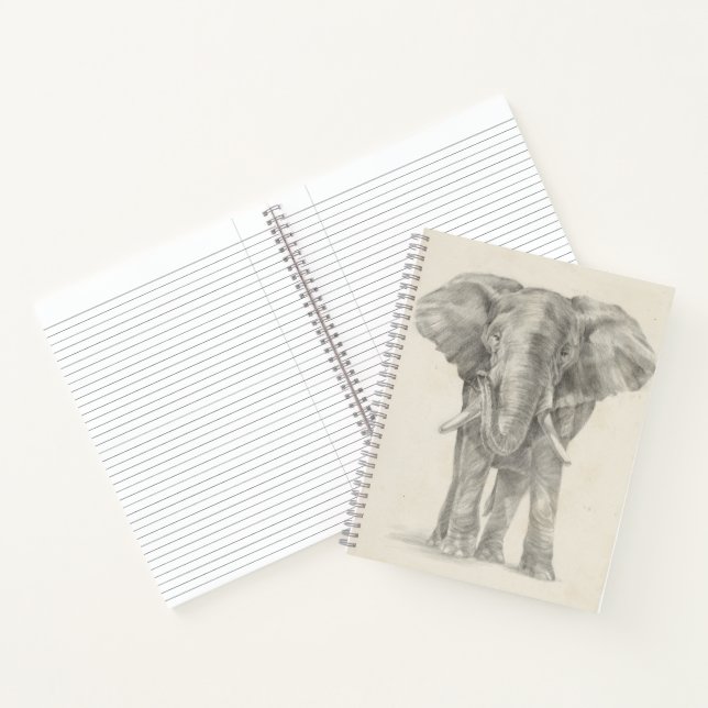 Carnet Croquis éléphant (Intérieur)