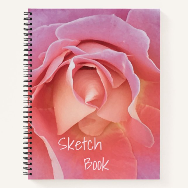 Carnet Croquis rose (Devant)