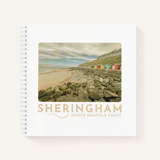 Carnet Croquis Sheringham Beach Norfolk (Devant)