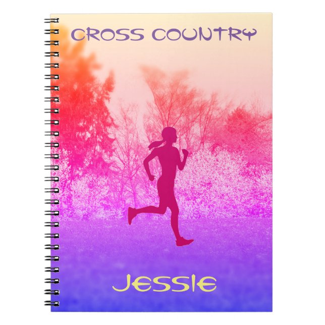 Carnet Cross Country Rainbow Runner (Devant)