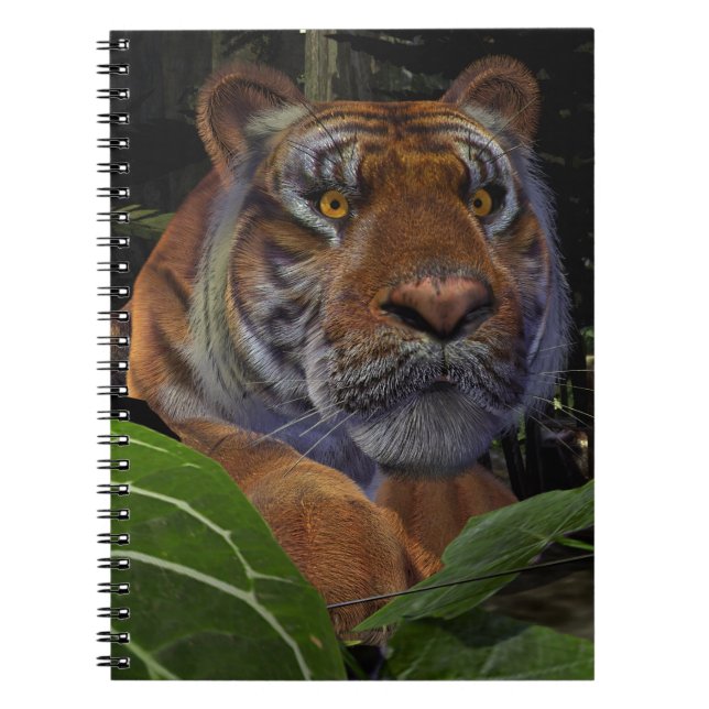 Carnet Crouching des tigres dans la jungle (Devant)