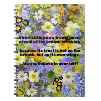 Carnet Croyance Empath Citation d'encouragement positif