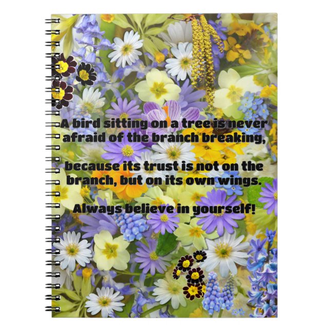 Carnet Croyance Empath Citation d'encouragement positif (Devant)