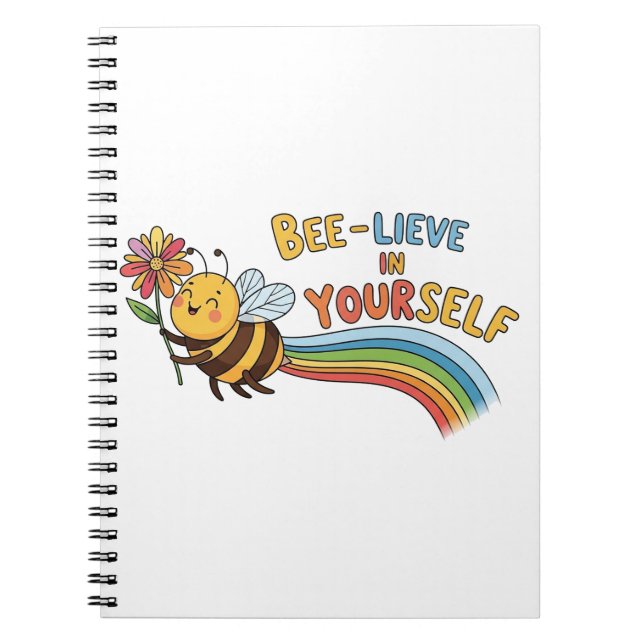 Carnet Croyez en Vous-même – Illustration de Abeille Moti (Devant)