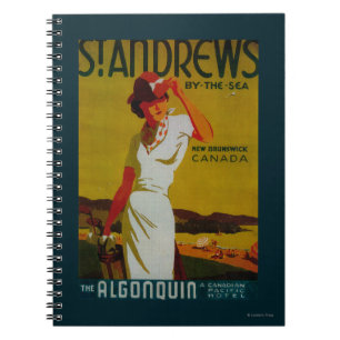 Carnet Cru PosterEurope d'algonquin de Saint Andrews