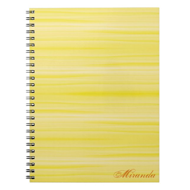 Carnet Crush citron (Devant)