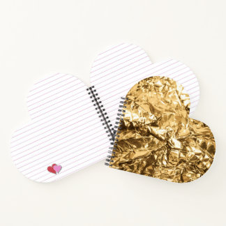 Carnet Crushed Golden Folds