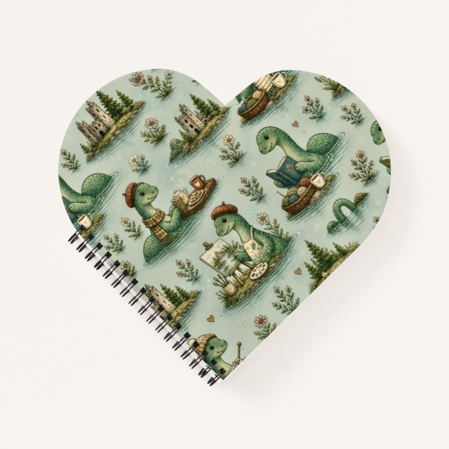Carnet Cryptides cosy Nessie Monstre du Loch Ness hobbies (Devant)