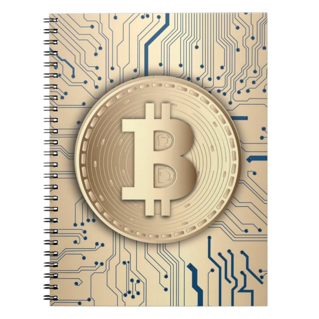 Carnet Cryptomonnaie Bitcoin (Devant)