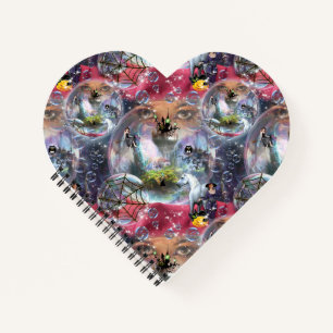 Carnet Crystal Ball Halloween sorcière