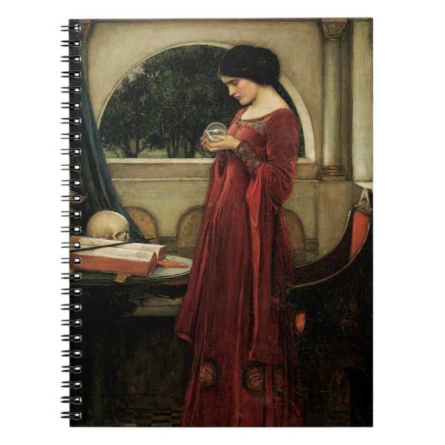 Carnet Crystal Ball par John William Waterhouse (Devant)