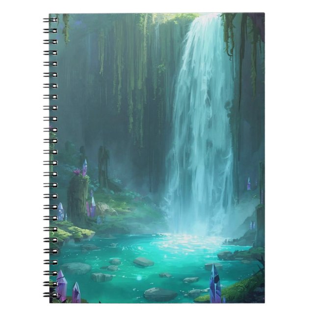 Carnet Crystal Falls of the Hidden Realm (Devant)