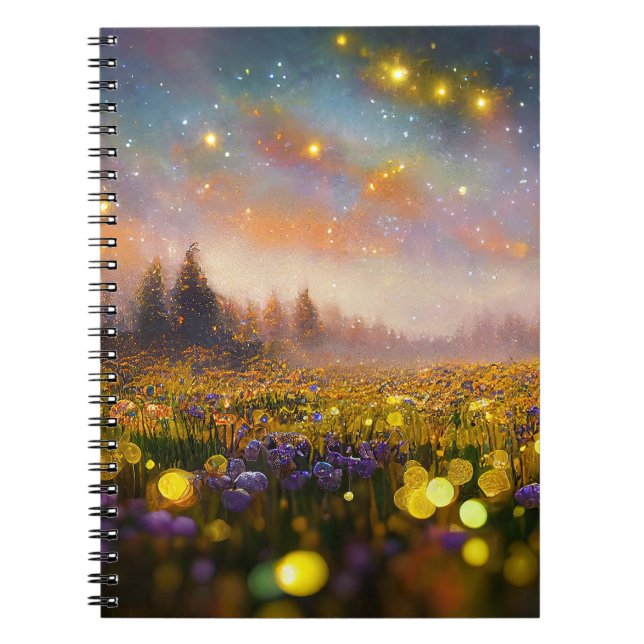 Carnet Crystal Fields et Starry Skies (Devant)
