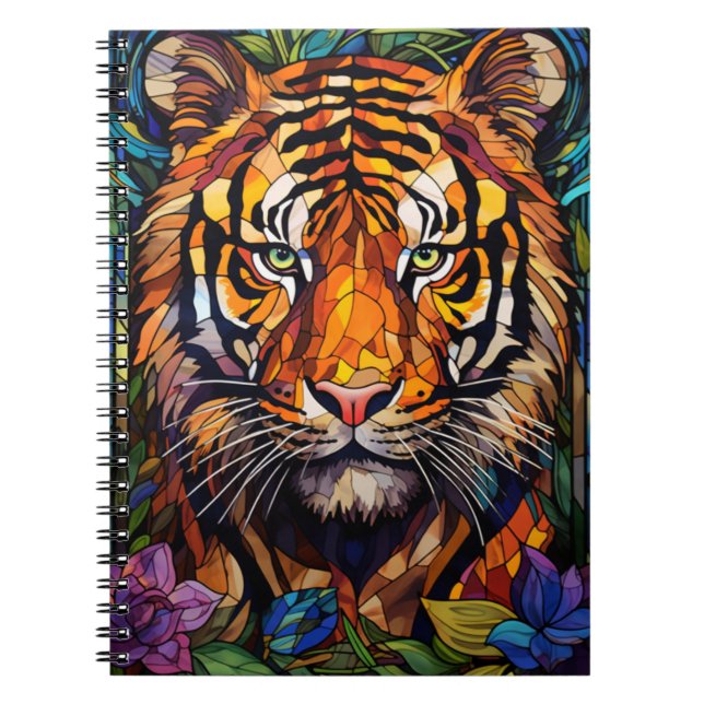 Carnet Cuaderno Animales En Arte Vitral (Devant)