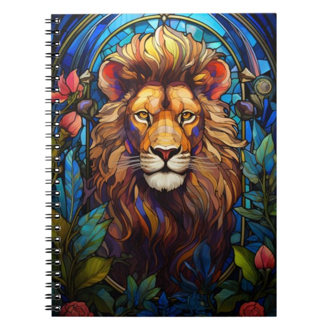Carnet Cuaderno Animales En Arte Vitral (Devant)