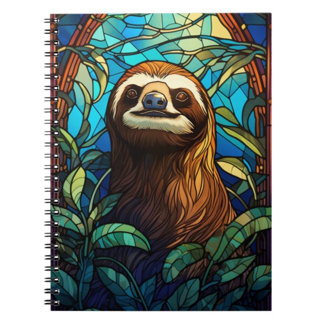 Carnet Cuaderno Animales En Arte Vitral (Devant)