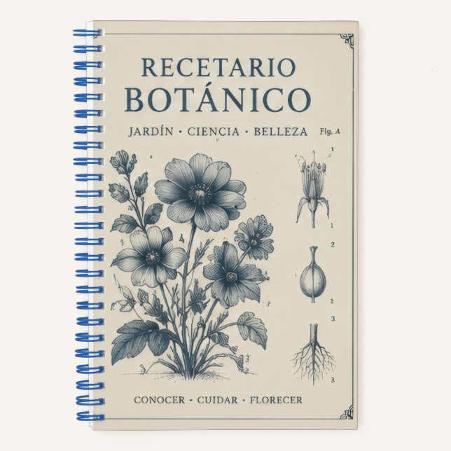 Carnet cuaderno botanico (Recto)