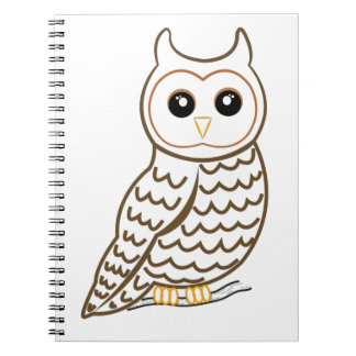 Carnet Cuaderno Buho