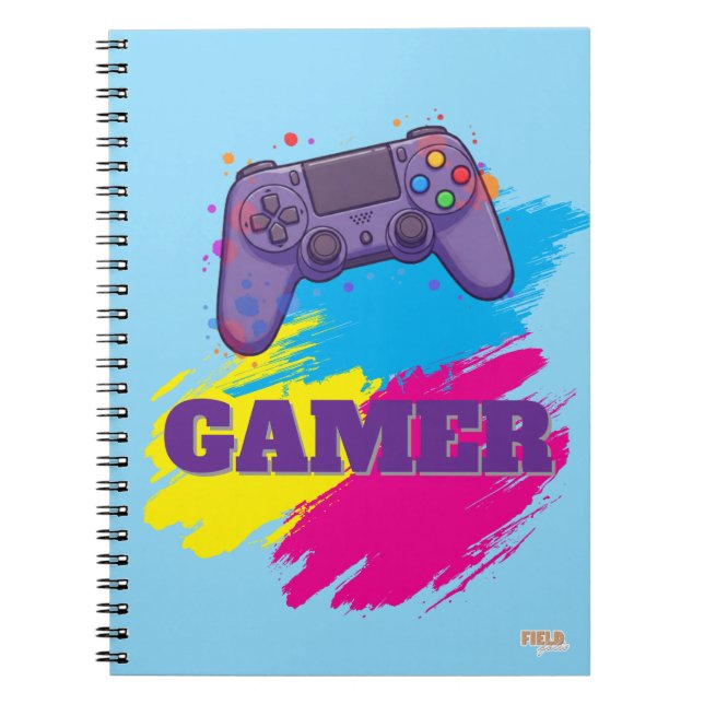 Carnet Cuaderno Colorful Gaming Notes (Devant)