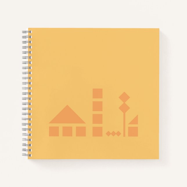 Carnet Cuaderno cuadrado ciudad (Devant)