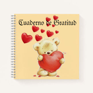 Carnet Cuaderno de gratitud