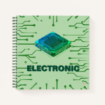Cuaderno Electronic Chip Green