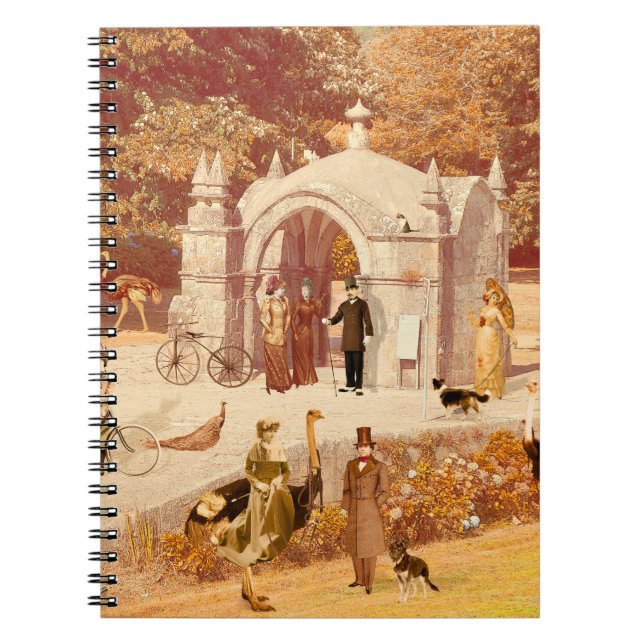 Carnet Cuaderno Os Avestruzes de Ponte de Lima / Ostr (Devant)