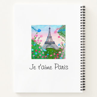 Carnet Cuaderno "Paris"