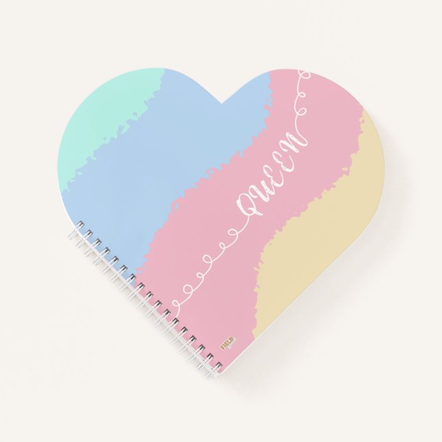Carnet Cuaderno Pastel Queen Elegance (Devant)