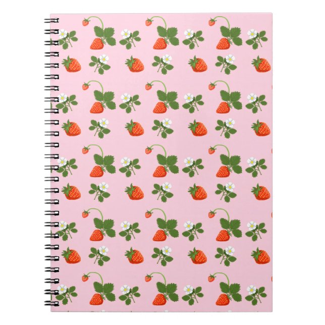 Carnet Cuaderno Strawberries (Devant)