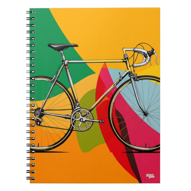 Carnet Cuaderno Vintage Racing Bicycle (Devant)