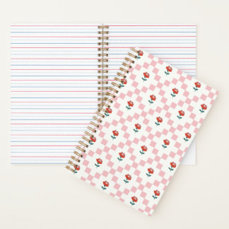 Carnet Cuadrillé en rosa