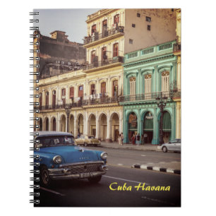 Carnet Cuba La Havane Voiture Classique Ancienne Vue Urba