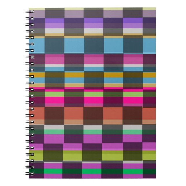 Carnet Cubes colorés (Devant)