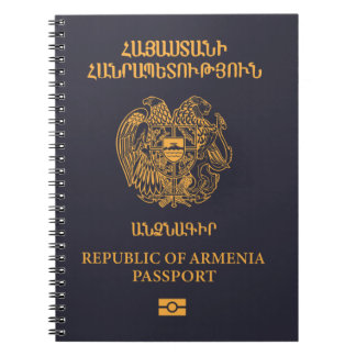 Carnet Cubierta del pasaporte de Armenia