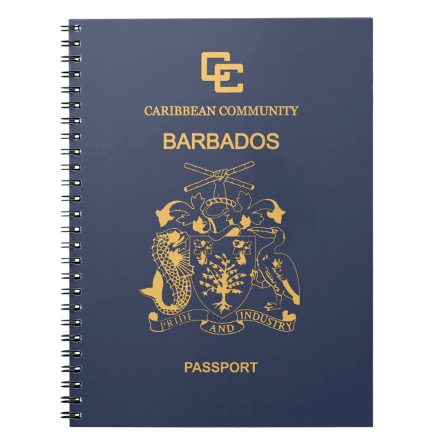 Carnet Cubierta del pasaporte de Barbados (Devant)