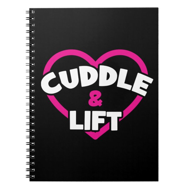 Carnet Cuddle and Lift - Funny Novelty Weight Lifting Gym (Devant)