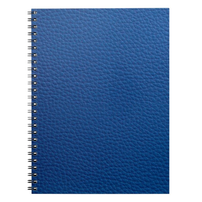Carnet Cuir bleu pâle artificiel. Texture en cuir faux (Devant)