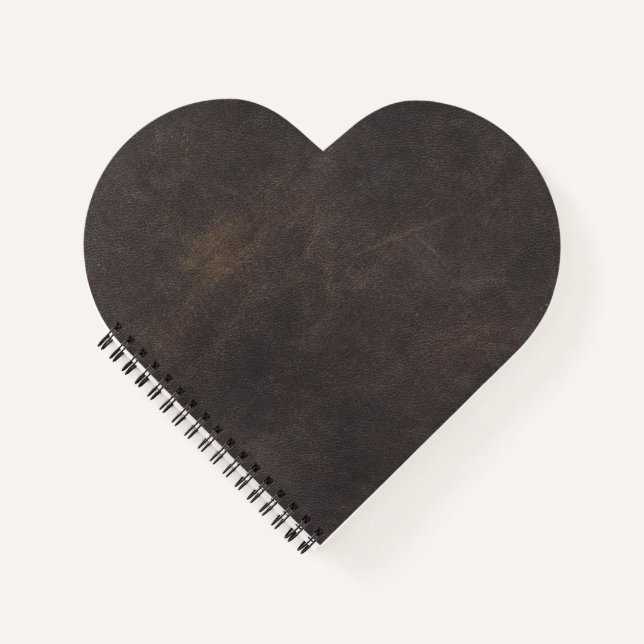 Carnet Cuir gris (Devant)