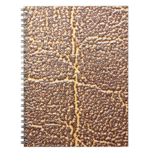 Carnet Cuir naturel couverture texture abstraite, âgée,