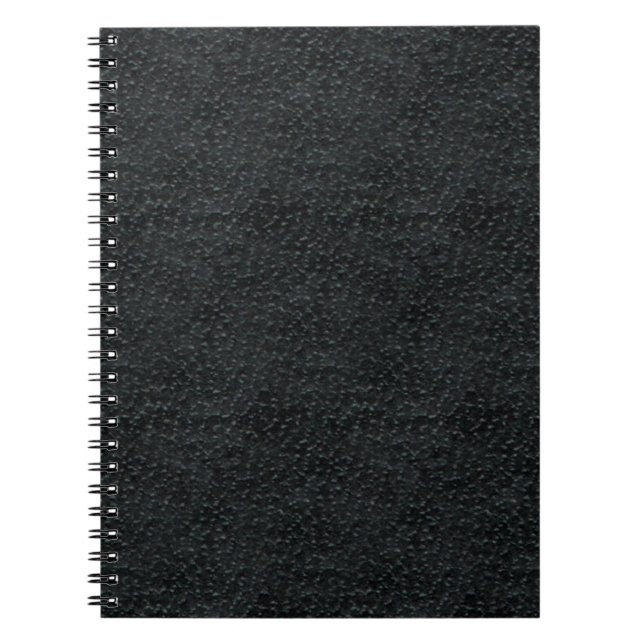 Carnet Cuir noir Faux (Devant)
