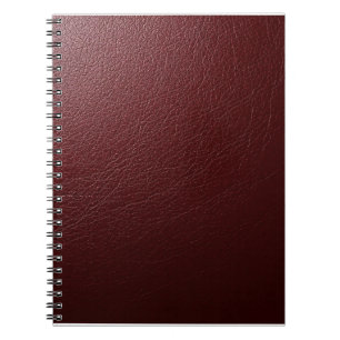 Carnet Cuir Rouge Foncé Texturé