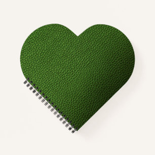 Carnet Cuir vert