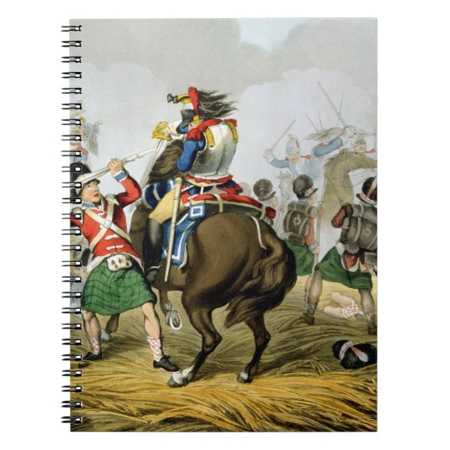 Carnet Cuirassiers français à la bataille de waterloo, (Devant)